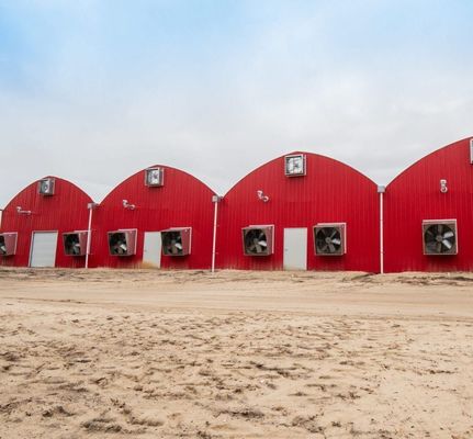 US Landbouw Multi Span Tunnel Plastic Film Greenhouses met Hydroponic System