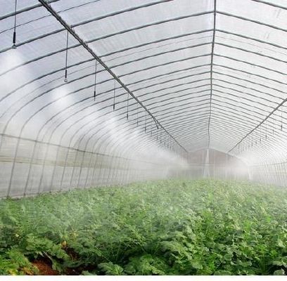 Eerste betaling Film of polycarbonaat PC bedekte dubbele boogbalk tunnel kas