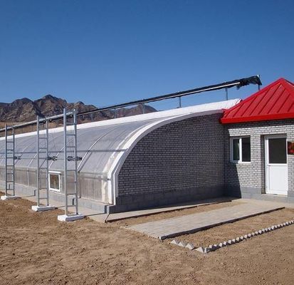 20GP 40GP 40HC Span Multi PE Film Plastic Agriculture Greenhouse Kit voor Multi-Span