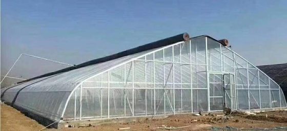 Aquacultuur Staalconstructie Zonne-kweekhuis met dekbed Rolluiken en materialen