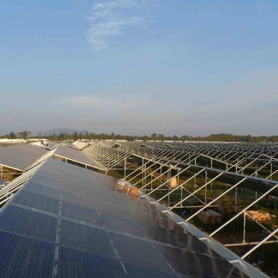Hydroponische ventilatie fotovoltaïsche kassen 6/9 en 6/12 meter voor de gewasproductie