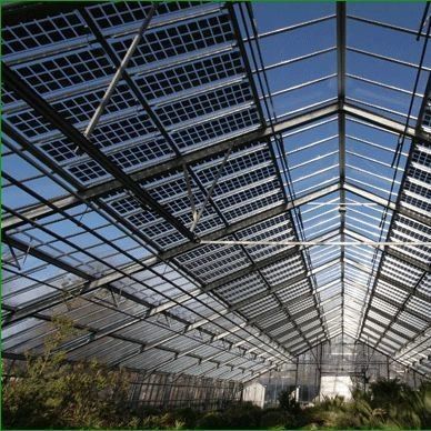 Commerciële kassen voor PE/Po-plastic film fotovoltaïsch systeem voor duurzame landbouw