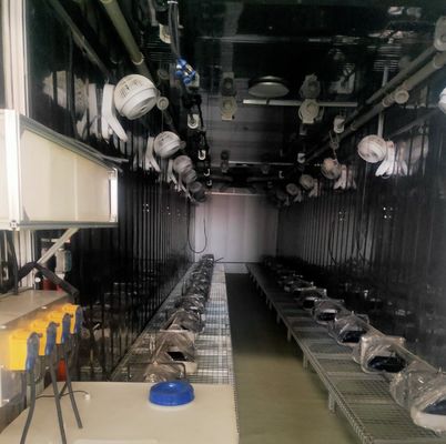 Groentehuis hydroponisch verticaal landbouwcontainersysteem in 40ft container 40HQ Reefer