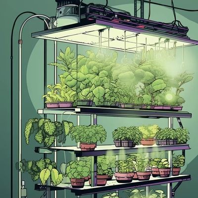 Grote reefercontainer De perfecte oplossing voor hydroponische groentenkwekerij