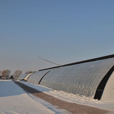 Tomato Sunlight Greenhouse Geoptimaliseerd Irrigatiesysteem met één span JX-SG-127