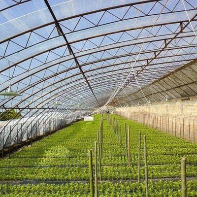 Tijdelijke verwarmings- en klimaatgecontroleerde kas voor tomaten en komkommer