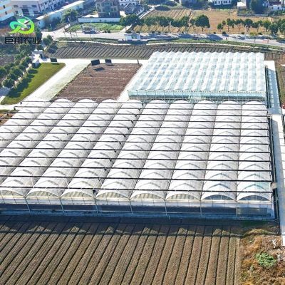 Continu verwarmings- en tunnelverbouwingsmethode Landbouwplastic film kas