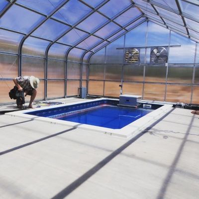 Boogdak Landbouw Multi-Span Plastic Tunnel JX-PC Groenhuis voor Landbouw