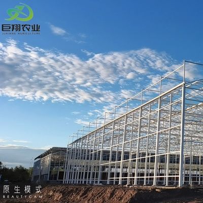 Sleutelklaar glas en productiecapaciteit dekking productie kas voor verticale landbouw