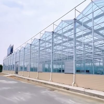 Hydroponisch systeem Multifunctionele glazen kas JX-A00303 voor optimale gewasgroei