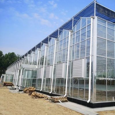 Een redelijk geprijsd glazen kas hydroponisch systeem voor maximaal ruimtegebruik